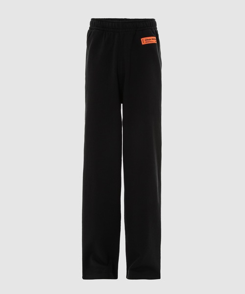 HERON PRESTON(ヘロンプレストン)の「OS SWEATPANTS HP TAPE(スウェットパンツ・メンズ・ブラック・L/M)」の1枚目の写真