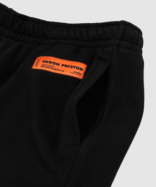 HERON PRESTON(ヘロンプレストン)の「OS SWEATPANTS HP TAPE(スウェットパンツ・メンズ・ブラック・L/M)」の4枚目の写真