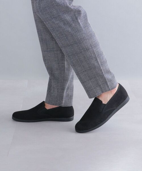 FRANCESCO（フランチェスコ）の「*【SHIPS別注】FRANCESCO: フェイクスエード スリッポン（スリッポン・メンズ・ブラック/ベージュ/ネイビー・40/41/42/43）」の6枚目の写真