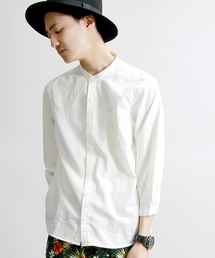WEGO | WEGO/バンドカラー7分袖シャツ(シャツ/ブラウス)