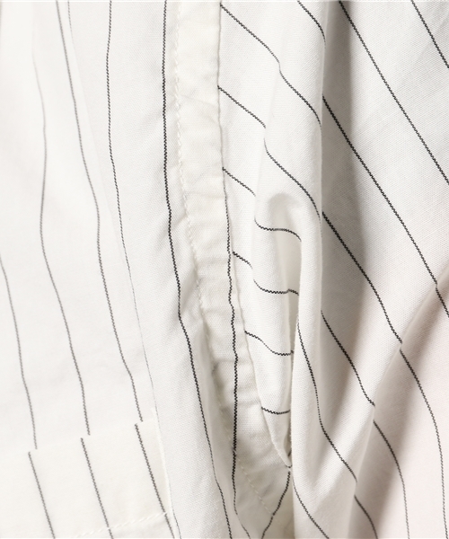 WEGO(ウィゴー)の「WEGO/バンドカラー7分袖シャツ(シャツ/ブラウス・メンズ・ホワイト/ホワイト系その他・MEDIUM/LARGE)」の5枚目の写真