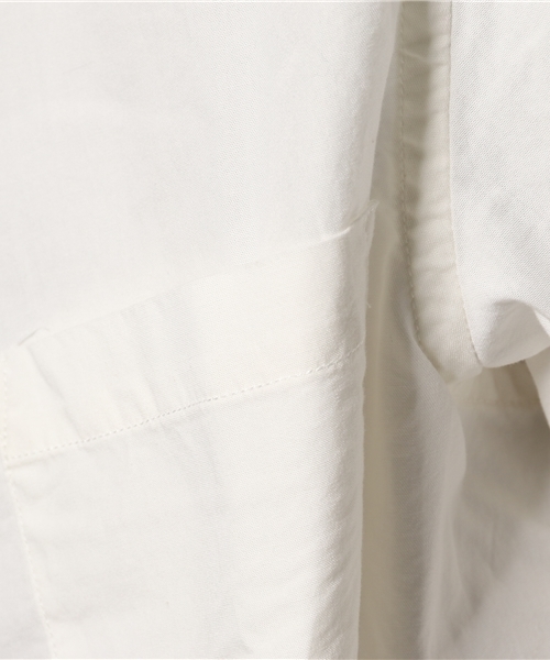 WEGO(ウィゴー)の「WEGO/バンドカラー7分袖シャツ(シャツ/ブラウス・メンズ・ホワイト/ホワイト系その他・MEDIUM/LARGE)」の6枚目の写真