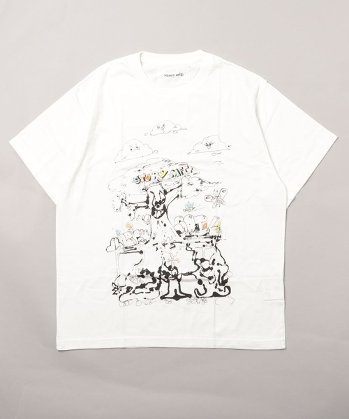 Story mfg.(ストーリーエムエフジー)の「【STORY MFG】GRATEFUL TEE ALFIE'S HAPPY SOIL(Tシャツ/カットソー・メンズ・ホワイト系その他・MEDIUM/LARGE)」の1枚目の写真