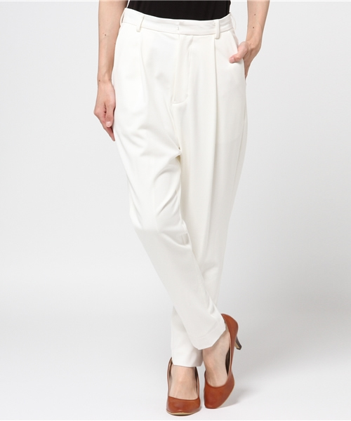 Annc(アンク)の「【annc】ビスコースツイルジョッパーズPT(その他パンツ・レディース・ホワイト/ブラック・1/0)」の2枚目の写真