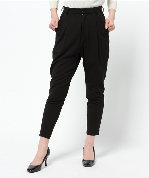 Annc(アンク)の「【annc】ビスコースツイルジョッパーズPT(その他パンツ・レディース・ホワイト/ブラック・1/0)」の5枚目の写真