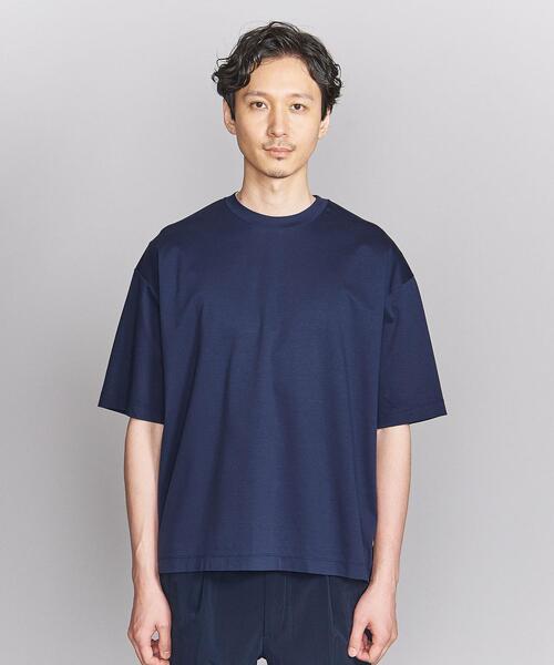 BEAUTY&YOUTH UNITED ARROWS(ビューティーアンドユースユナイテッドアローズ)の「スーパークール ワイドテーパード クルーネック カットソー(Tシャツ/カットソー・メンズ・ホワイト/オリーブ/ダークグレー/ロイヤルブルー/その他1・S/M/L/XL)」の21枚目の写真
