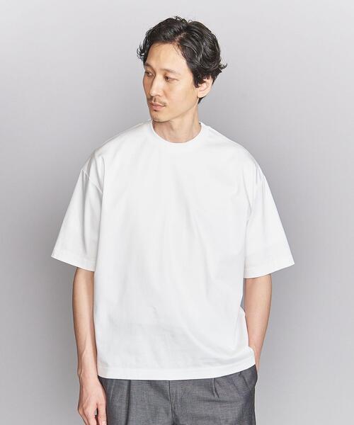 BEAUTY&YOUTH UNITED ARROWS(ビューティーアンドユースユナイテッドアローズ)の「スーパークール ワイドテーパード クルーネック カットソー(Tシャツ/カットソー・メンズ・ホワイト/オリーブ/ダークグレー/ロイヤルブルー/その他1・S/M/L/XL)」の9枚目の写真