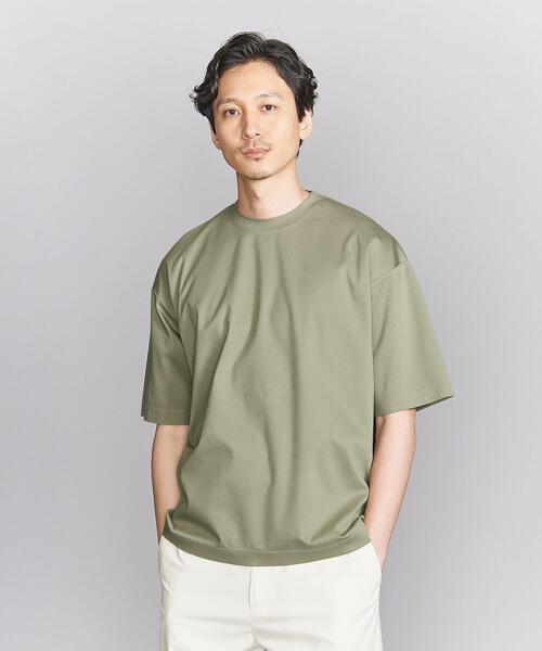 BEAUTY&YOUTH UNITED ARROWS(ビューティーアンドユースユナイテッドアローズ)の「スーパークール ワイドテーパード クルーネック カットソー(Tシャツ/カットソー・メンズ・ホワイト/オリーブ/ダークグレー/ロイヤルブルー/その他1・S/M/L/XL)」の11枚目の写真