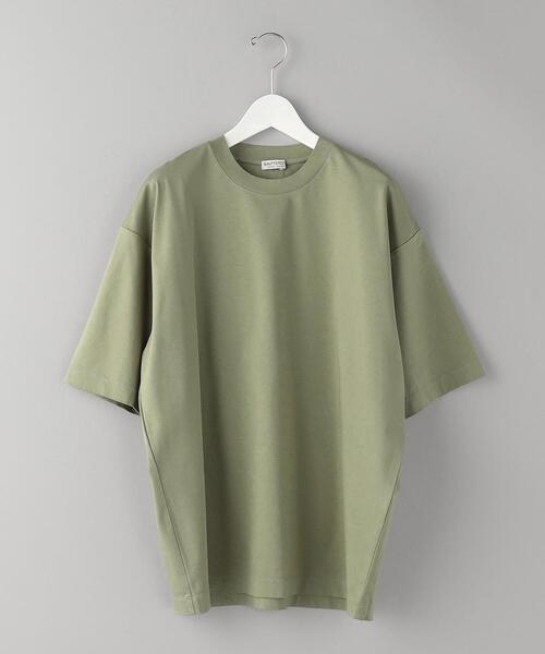 BEAUTY&YOUTH UNITED ARROWS(ビューティーアンドユースユナイテッドアローズ)の「スーパークール ワイドテーパード クルーネック カットソー(Tシャツ/カットソー・メンズ・ホワイト/オリーブ/ダークグレー/ロイヤルブルー/その他1・S/M/L/XL)」の6枚目の写真
