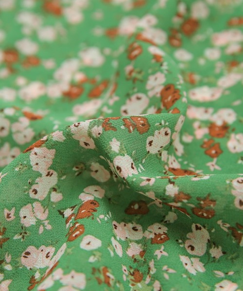 osharewalker（オシャレウォーカー）の「【廃盤】『花柄プリントラッフルフリルブラウス』（シャツ/ブラウス・レディース・ブラック/グリーン/アイボリー・1/2）」の16枚目の写真