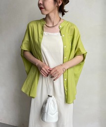 CAPRICIEUX LE'MAGE | ヨークギャザーフレンチシャツ(シャツ/ブラウス)