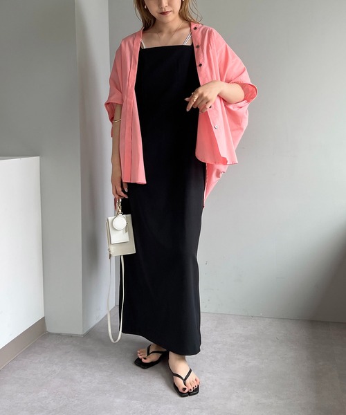 CAPRICIEUX LE'MAGE(カプリシューレマージュ)の「ヨークギャザーフレンチシャツ(シャツ/ブラウス・レディース・ホワイト/ピンク/オレンジ/グリーン・FREE)」の18枚目の写真