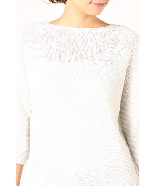 La TOTALITE（ラトータリテ）の「ラメガータープルオーバー。（ニット/セーター・レディース・ホワイト/グリーン/パープル・FREE）」の7枚目の写真