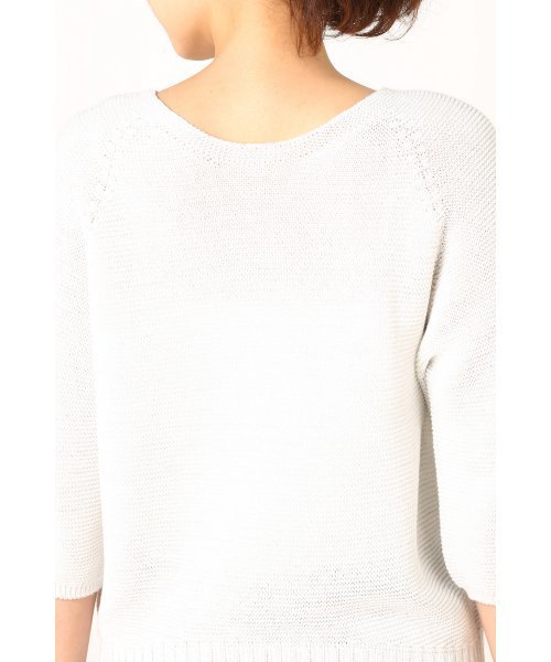 La TOTALITE（ラトータリテ）の「ラメガータープルオーバー。（ニット/セーター・レディース・ホワイト/グリーン/パープル・FREE）」の14枚目の写真