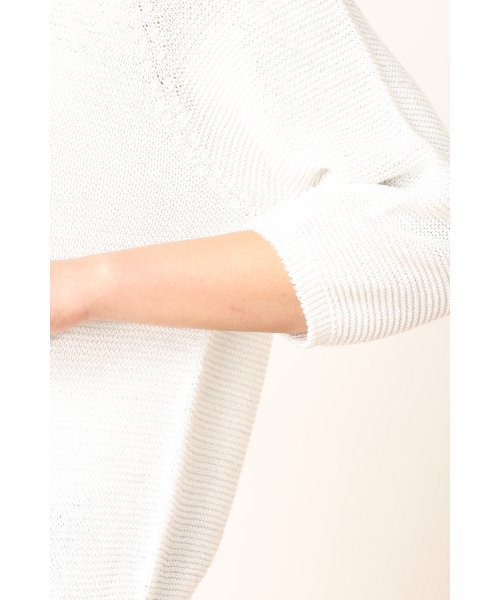 La TOTALITE（ラトータリテ）の「ラメガータープルオーバー。（ニット/セーター・レディース・ホワイト/グリーン/パープル・FREE）」の15枚目の写真