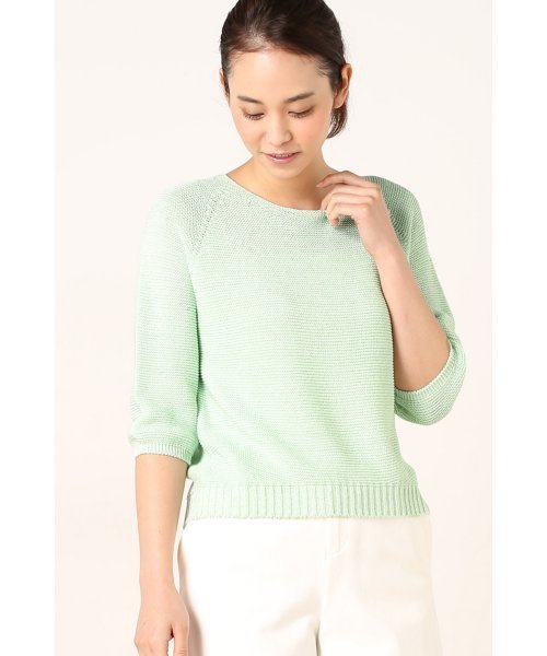 La TOTALITE（ラトータリテ）の「ラメガータープルオーバー。（ニット/セーター・レディース・ホワイト/グリーン/パープル・FREE）」の18枚目の写真