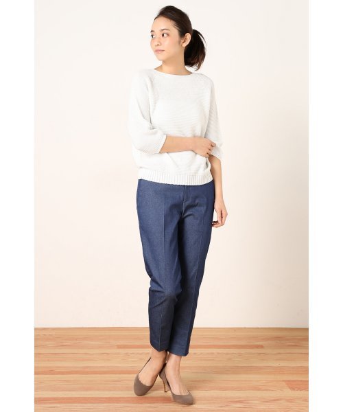 La TOTALITE（ラトータリテ）の「ラメガータープルオーバー。（ニット/セーター・レディース・ホワイト/グリーン/パープル・FREE）」の8枚目の写真