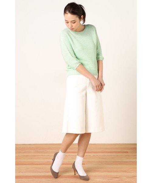 La TOTALITE（ラトータリテ）の「ラメガータープルオーバー。（ニット/セーター・レディース・ホワイト/グリーン/パープル・FREE）」の9枚目の写真