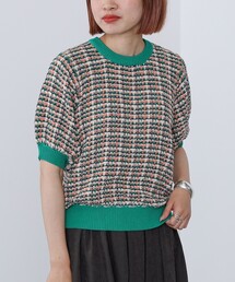 BEAMS HEART | BEAMS HEART / カラフルチェックニット(ニット/セーター)