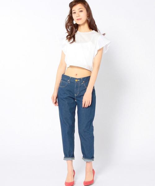 Another Edition(アナザーエディション)の「Lee アンクルテーパード/BCLee ANKLE TAPERD RYL(デニムパンツ・レディース・コバルトブルー・SMALL/X-SMALL)」の2枚目の写真