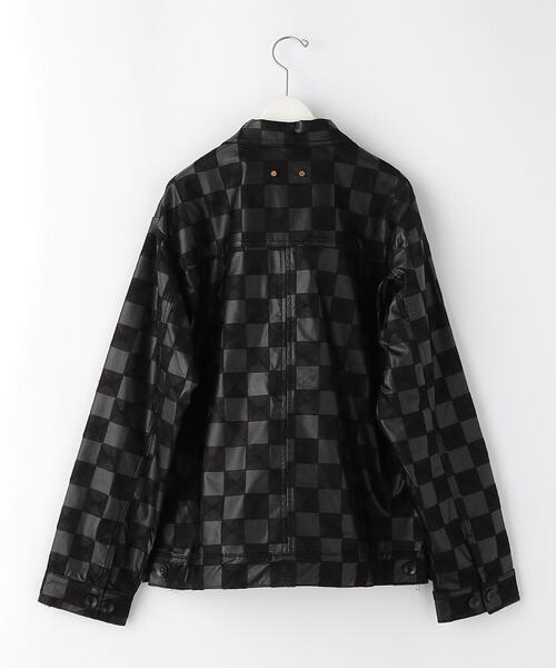 ANDERSSON BELL(アンダースンベル)の「<Andersson Bell> FAUX LTR CHECK TRK JACKET/ジャケット(その他アウター・メンズ・ブラック・M)」の6枚目の写真