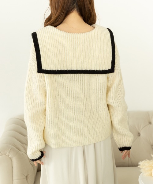 SLURR（スラ―）の「ジャケット風カーディガン（カーディガン/ボレロ・レディース・ベージュ/アイボリー・FREE）」の3枚目の写真