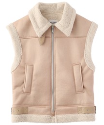 MILKFED.(~NtFh)FAUX MOUTON VEST([gR[g)
