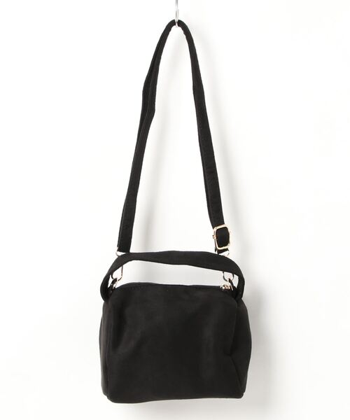 coca（coca）（コカ）の「フェイクスウェードワンハンドルバッグ（ハンドバッグ・レディース・ブラック/ダークグリーン/パープル/アイボリー・ONE SIZE）」の5枚目の写真