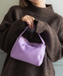 フェイクスウェードワンハンドルバッグ