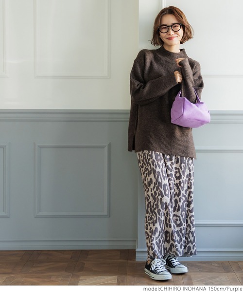 coca（coca）（コカ）の「フェイクスウェードワンハンドルバッグ（ハンドバッグ・レディース・ブラック/ダークグリーン/パープル/アイボリー・ONE SIZE）」の11枚目の写真