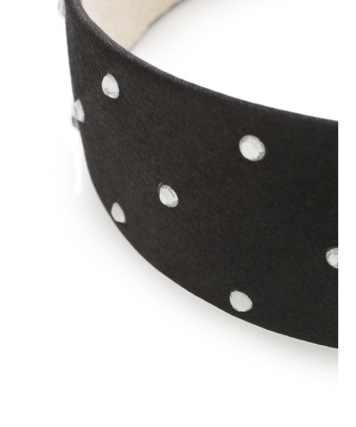 FURFUR(ファーファー)の「サテンビジューカチューシャ(カチューシャ・レディース・ホワイト/ブラック/ライトブルー/ピンク・FREE)」の6枚目の写真