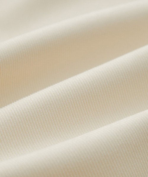 VIS（ビス）の「【選べる着丈・洗える】ベロアタッチタイトスカート【sustainable】（スカート・レディース・チャコールグレー/ホワイト/イエロー・M/TM/S/TS）」の10枚目の写真