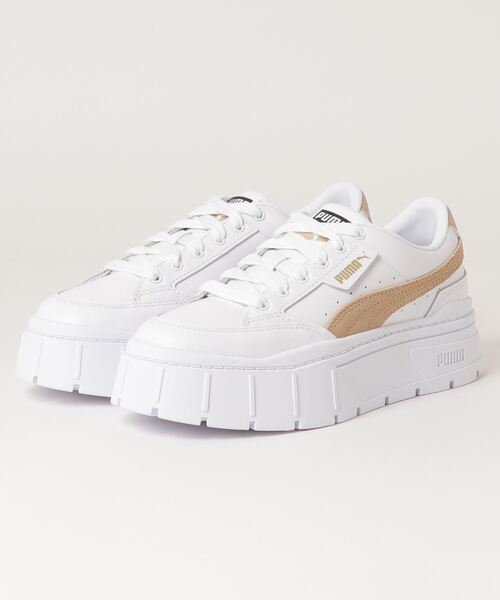 PUMA（プーマ）の「PUMA MAYZE STACK WNS / プーマ メイズ スタック ウィメンズ（スニーカー・レディース・ホワイト系その他/ホワイト系その他2/ホワイト・23.5cm/24.5cm/23.0cm/24.0cm/25.0cm/25.5cm/26.0cm/22.5cm）」の4枚目の写真