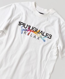 1piu1uguale3 RELAX | 【1PIU1UGUALE3 RELAX】CURSIVE T-SHIRT / 1+1=3 RHINESTONE T-SHIRT / RAINBOW LOGO T-SHIRT(Tシャツ/カットソー)