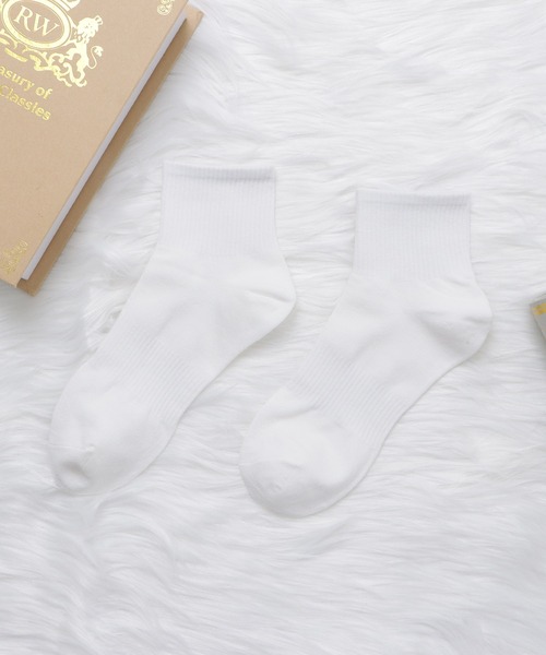 Lace Ladies（レースレディース）の「【5足組】丈が選べるリブソックスセット（ソックス/靴下・レディース・ブラック系3/ホワイト系2/ブラック系1/グレー系1/ホワイト系3/ブラック系2/グレー系2/グレー系3/ホワイト系1・FREE）」の14枚目の写真
