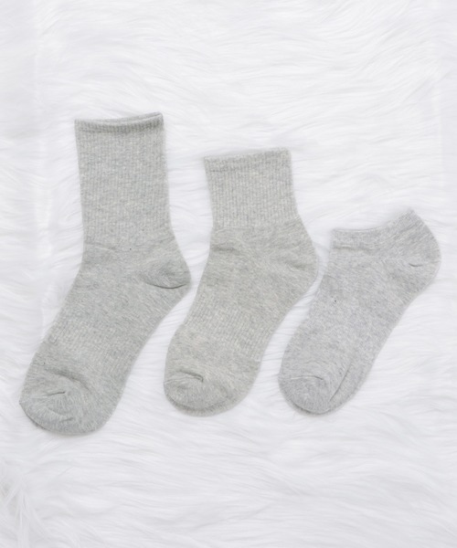 Lace Ladies（レースレディース）の「【5足組】丈が選べるリブソックスセット（ソックス/靴下・レディース・ブラック系3/ホワイト系2/ブラック系1/グレー系1/ホワイト系3/ブラック系2/グレー系2/グレー系3/ホワイト系1・FREE）」の21枚目の写真