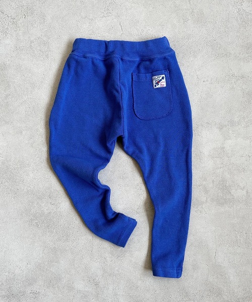 JIPPON（ジポン）の「ストレッチサルエルパンツ（J-7318/80～120cm)（その他パンツ・キッズ・ブラック/ネイビー/レッド/カーキ/バイオレット/ライトピンク/ロイヤルブルー/キナリ/キャメル/オリーブ/チョコ/グレー/ブルー/ピンク系その他/ダークブルー/グリーン/マスタード/ミント・90/100/110/120/80/95）」の11枚目の写真