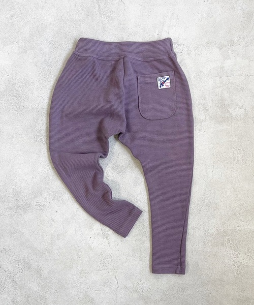 JIPPON（ジポン）の「ストレッチサルエルパンツ（J-7318/80～120cm)（その他パンツ・キッズ・ブラック/ネイビー/レッド/カーキ/バイオレット/ライトピンク/ロイヤルブルー/キナリ/キャメル/オリーブ/チョコ/グレー/ブルー/ピンク系その他/ダークブルー/グリーン/マスタード/ミント・90/100/110/120/80/95）」の13枚目の写真