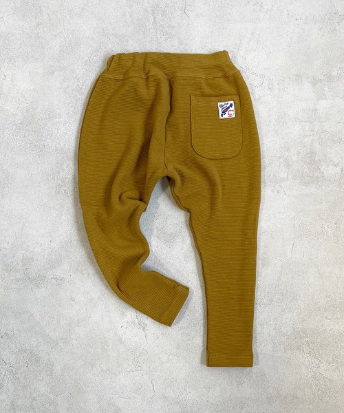 JIPPON（ジポン）の「ストレッチサルエルパンツ（J-7318/80～120cm)（その他パンツ・キッズ・ブラック/ネイビー/レッド/カーキ/バイオレット/ライトピンク/ロイヤルブルー/キナリ/キャメル/オリーブ/チョコ/グレー/ブルー/ピンク系その他/ダークブルー/グリーン/マスタード/ミント・90/100/110/120/80/95）」の15枚目の写真