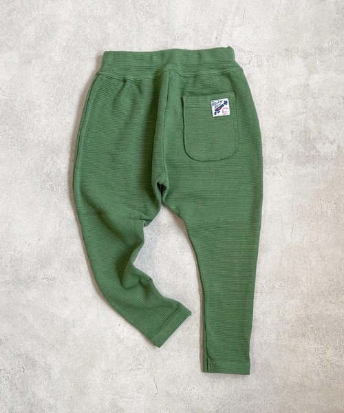 JIPPON（ジポン）の「ストレッチサルエルパンツ（J-7318/80～120cm)（その他パンツ・キッズ・ブラック/ネイビー/レッド/カーキ/バイオレット/ライトピンク/ロイヤルブルー/キナリ/キャメル/オリーブ/チョコ/グレー/ブルー/ピンク系その他/ダークブルー/グリーン/マスタード/ミント・90/100/110/120/80/95）」の6枚目の写真