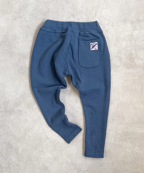 JIPPON（ジポン）の「ストレッチサルエルパンツ（J-7318/80～120cm)（その他パンツ・キッズ・ブラック/ネイビー/レッド/カーキ/バイオレット/ライトピンク/ロイヤルブルー/キナリ/キャメル/オリーブ/チョコ/グレー/ブルー/ピンク系その他/ダークブルー/グリーン/マスタード/ミント・90/100/110/120/80/95）」の12枚目の写真