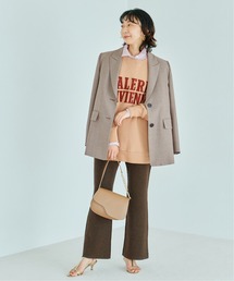 IENA ハウンドトゥーステーラードジャケット 36 美品 IENA（イエナ）の「ハウンドトゥース テーラードジャケット