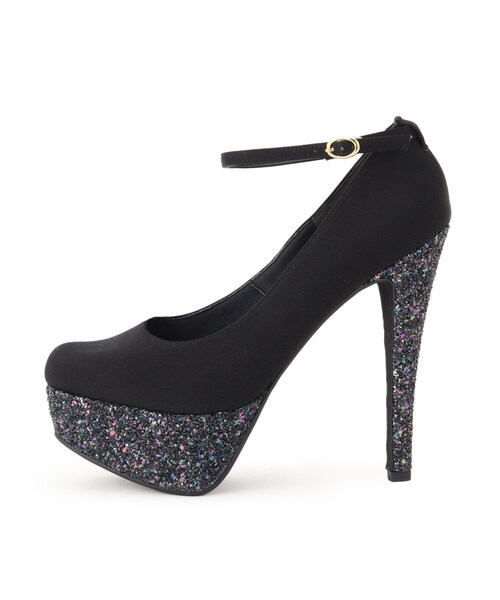 ESPERANZA(エスペランサ)の「【日本製】ロングセラー14cmヒール2WAYグリッター厚底パンプス(パンプス・レディース・ブラック系2/ピンク系7/ベージュ系2・22.5cm/23.5cm/24.5cm/23.0cm/24.0cm/25.0cm/21.5cm/22.0cm)」の9枚目の写真