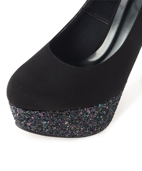ESPERANZA(エスペランサ)の「【日本製】ロングセラー14cmヒール2WAYグリッター厚底パンプス(パンプス・レディース・ブラック系2/ピンク系7/ベージュ系2・22.5cm/23.5cm/24.5cm/23.0cm/24.0cm/25.0cm/21.5cm/22.0cm)」の15枚目の写真
