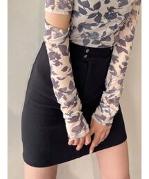 EMODA | ハイウエストダブルボタンスカート(スカート)