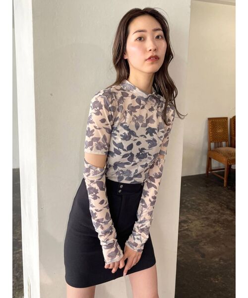 EMODA（エモダ）の「ハイウエストダブルボタンスカート（スカート・レディース・ブラック/ピンク/ベージュ・MEDIUM/SMALL）」の16枚目の写真