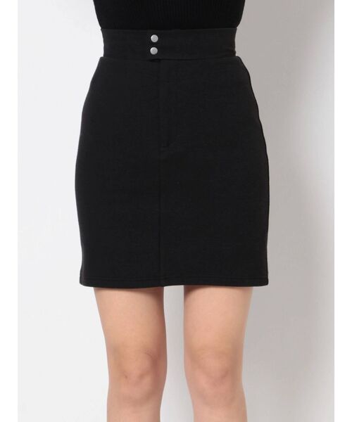 EMODA（エモダ）の「ハイウエストダブルボタンスカート（スカート・レディース・ブラック/ピンク/ベージュ・MEDIUM/SMALL）」の5枚目の写真