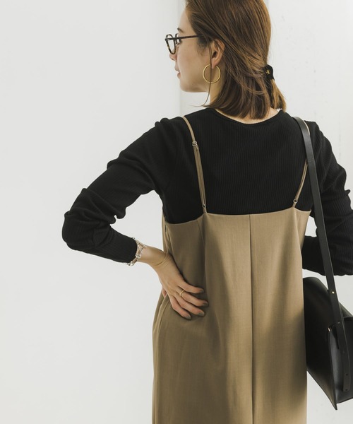 URBAN RESEARCH（アーバンリサーチ）の「ロングスリーブリブカットソー（Tシャツ/カットソー・レディース・オフホワイト/ブラック/ベージュ系その他/グリーン・FREE）」の9枚目の写真