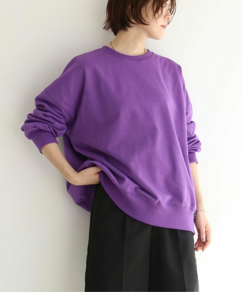notch.（ノッチ）の「カラースウェット（スウェット・レディース・エメラルド/パープル/ブラック/グリーン/オレンジ/ピンク・M）」の4枚目の写真