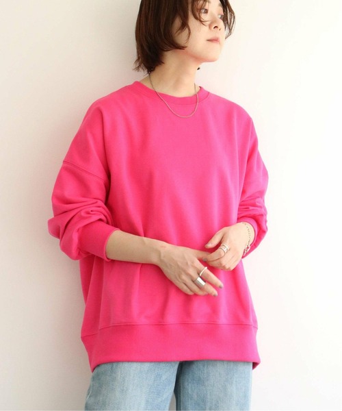 notch.（ノッチ）の「カラースウェット（スウェット・レディース・エメラルド/パープル/ブラック/グリーン/オレンジ/ピンク・M）」の5枚目の写真